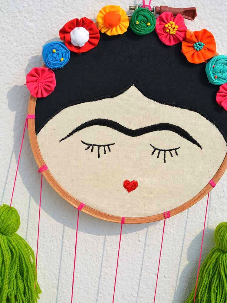 Frida with Tassels Dreamcatcher - Image 3