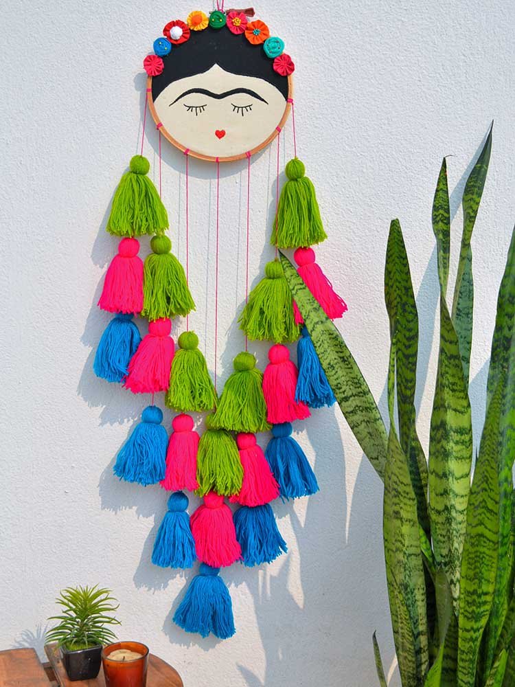 Frida with Tassels Dreamcatcher - Image 6