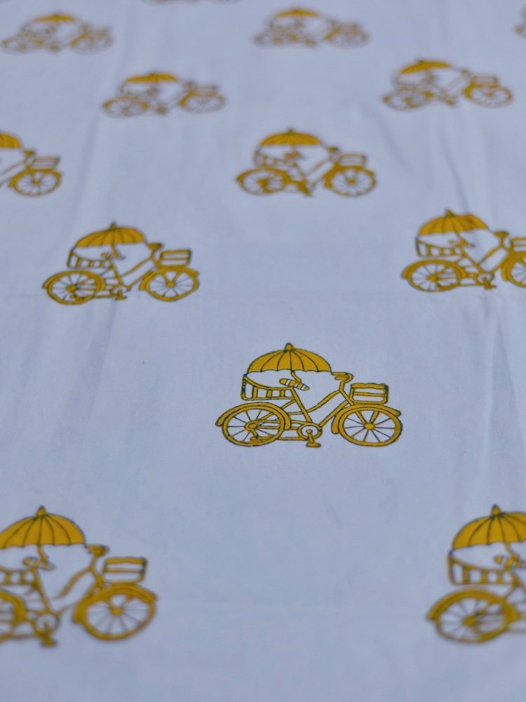 Cycle Printed Bedsheet - Image 2