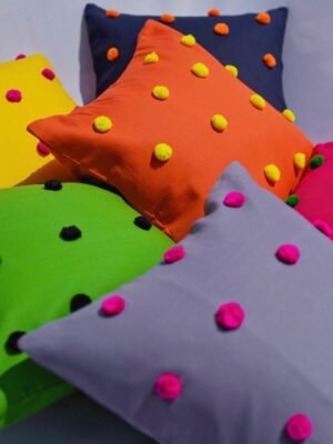 pompom cushion 1