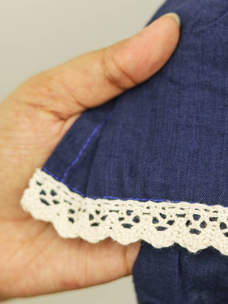 Panchi Curtains Navy Blue - Image 3