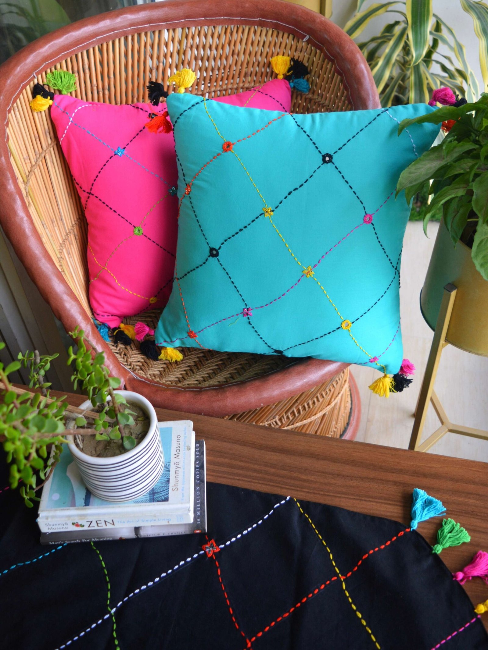 Leher Cushion Cover - Image 7