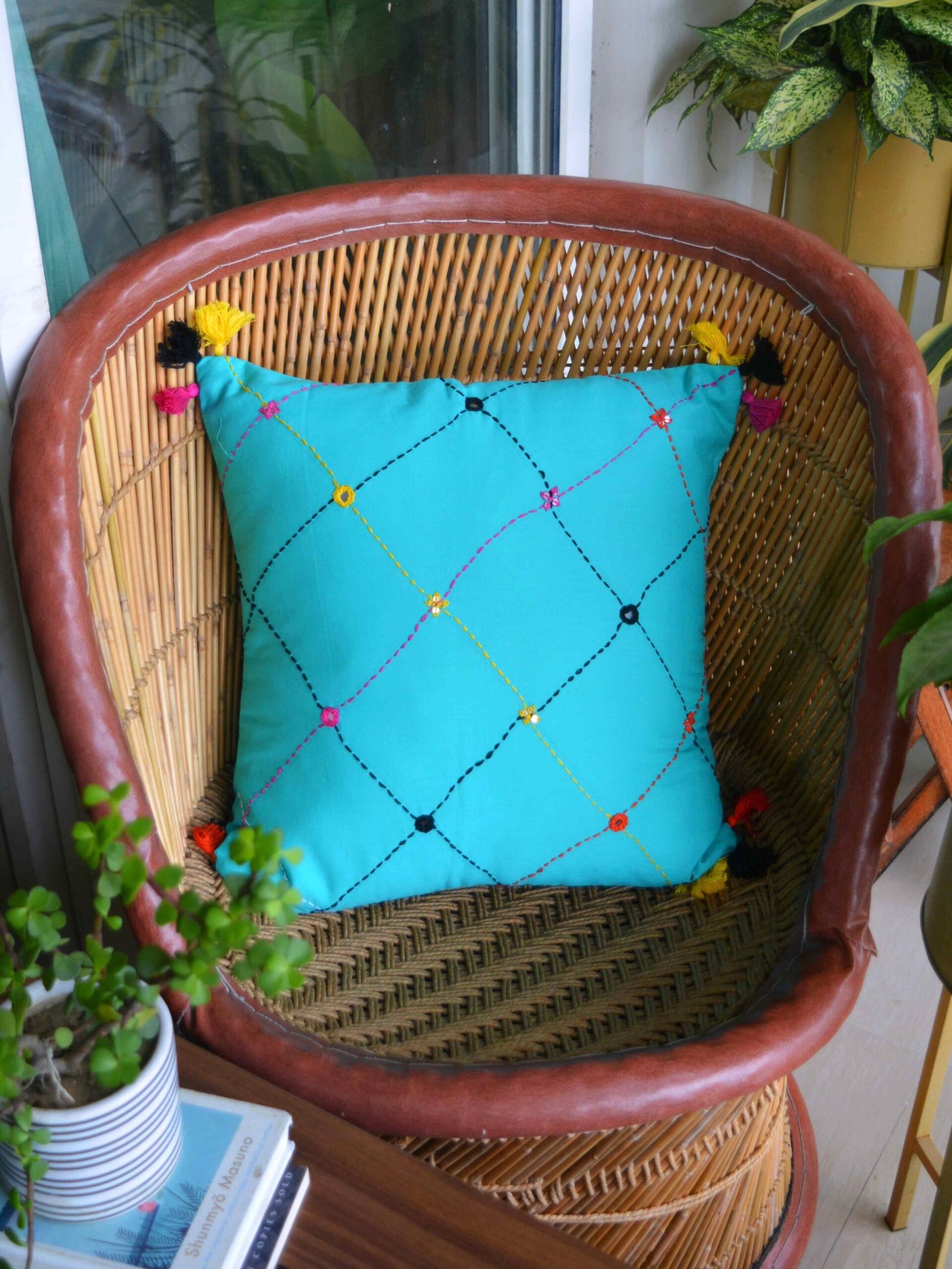 Leher Cushion Cover - Image 6