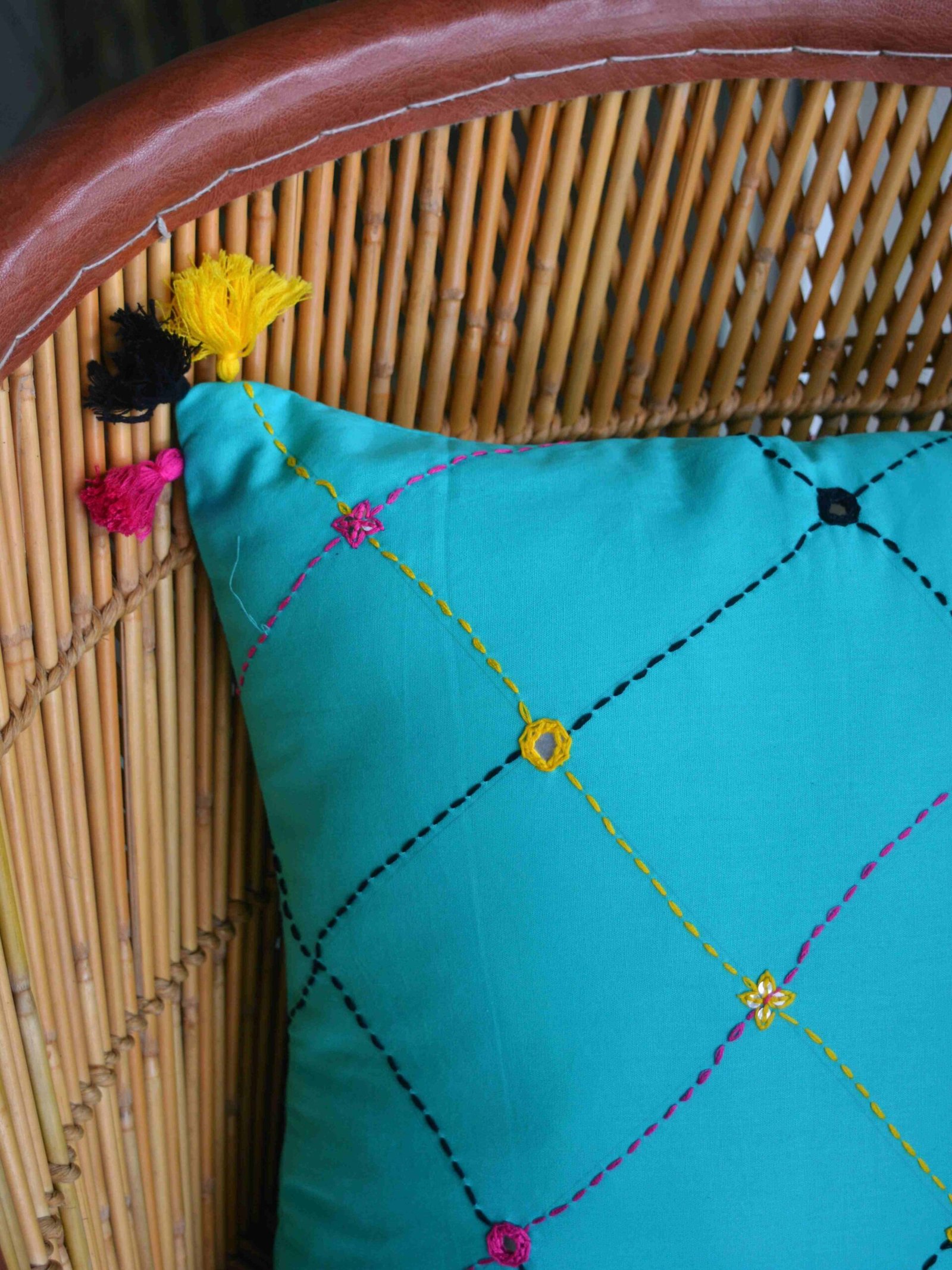 Leher Cushion Cover - Image 4