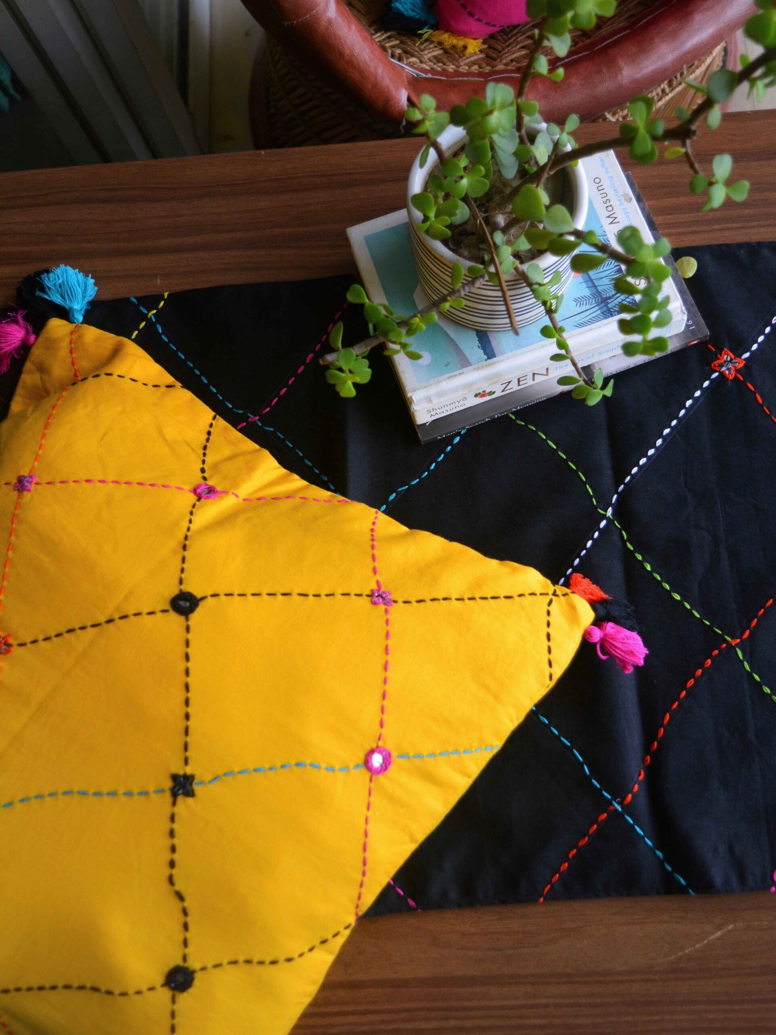Leher Cushion Cover - Image 5