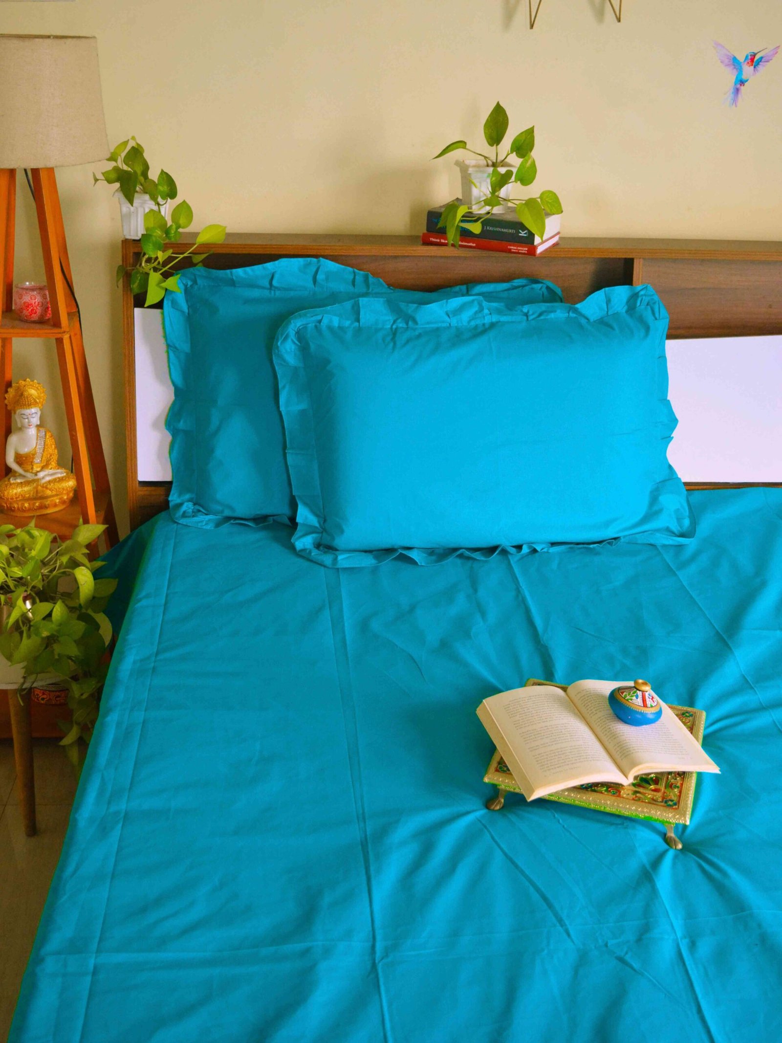 Tranquil Turquoise Bedsheet Set - Image 4