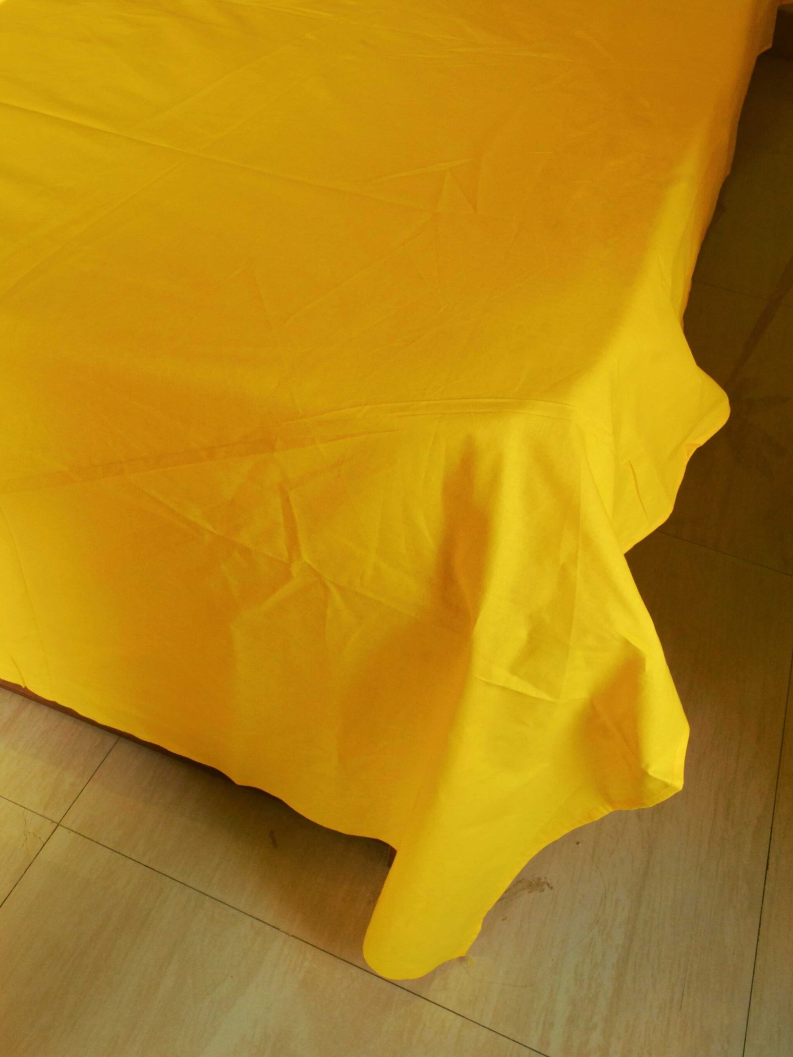 Happiness Yellow Bedsheet Set - Image 3