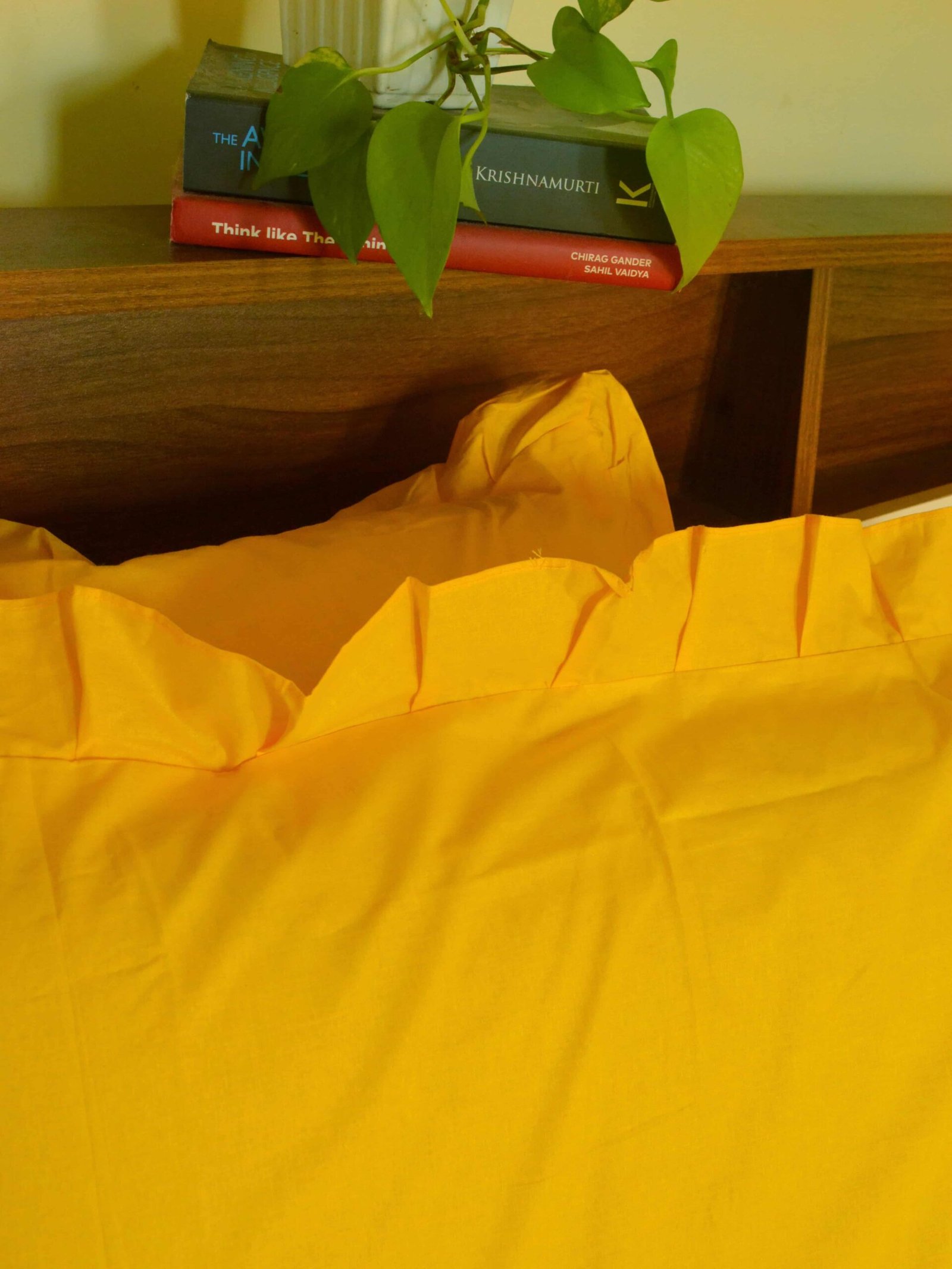 Happiness Yellow Bedsheet Set - Image 4