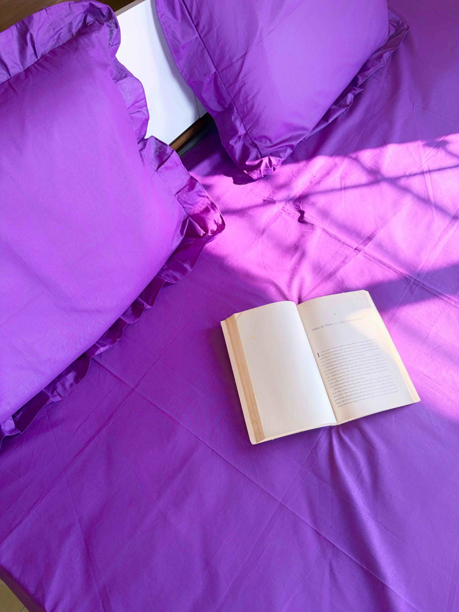 Prosperous Purple Bedsheet Set - Image 4